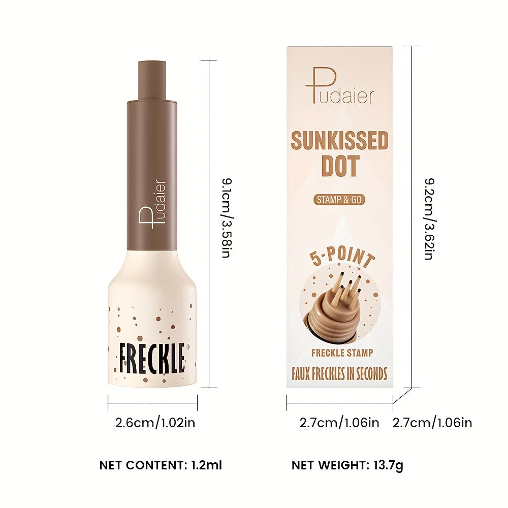 Natürliches Nude-Make-up, falsche Sommersprossen, wasserfest, langanhaltend, leichte Deckkraft, Sommersprossenstift für Frauen