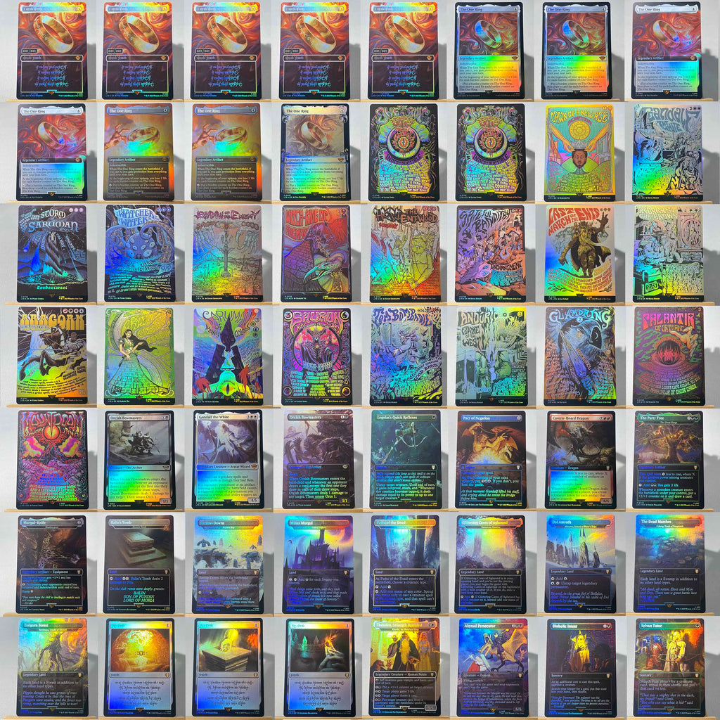 Ganze Reihe TCG-Karten für Heimspiel-Proxy: Magical Power 9 Beta Fetch Lands, VMA Dual, Schockländer, Der Eine Ring, Sammel-Sol Ring