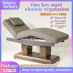 Modernes Design Elektrisches Spa-Behandlungsgerät Kosmetikliege mit verstellbarer Beinlehne und Rückenlehne 4-Motorige Gesichts-Massageliege