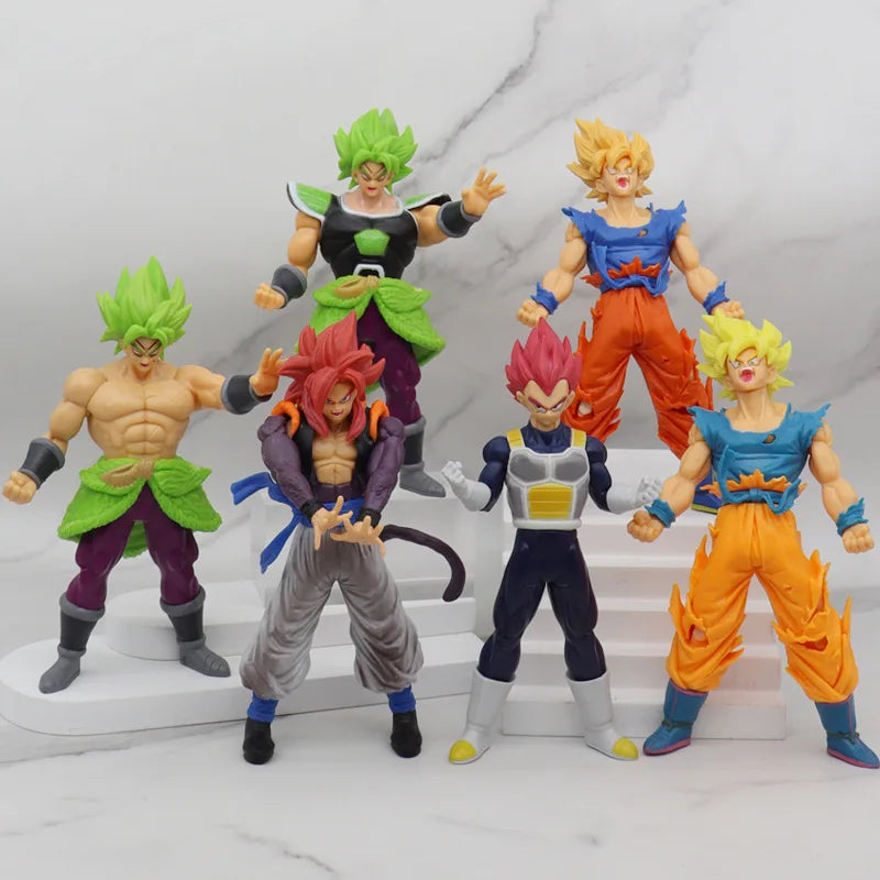 Dragon Ball Z Super Saiyajin Anime-Figur Modell Gillen Rose Goku Broly Vegeta Ultra Instinct DBZ Actionfiguren Sammlerstück Spielzeug