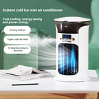 Portable Desktop Cold Air Fan USB Mini Home Use Multi-Function Air Conditioner Fan for Personal Cooling
