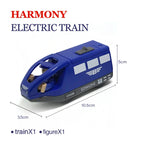 Elektrische Zuglokomotive Magnetisches Auto Druckguss-Modell Steckplatz passend für alle Marken Holzzugschienenbahn für Kinder Spielzeug W02