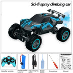 4WD RC Drift-Auto mit Musik, LED-Lichtern, 2.4G Gesten-Funkfernbedienung, Sprüh-Stunt-Auto, 360° drehbares Kletterauto, Spielzeuggeschenk