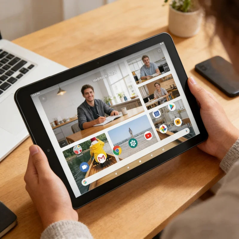10,1 Zoll 2 GB RAM 32 GB ROM V9 Tablet-PC MT8167 CPU Android 9.0 Quad-Core unterstützt WIFI 1280 x 800 IPS-Bildschirm Dual-Kamera