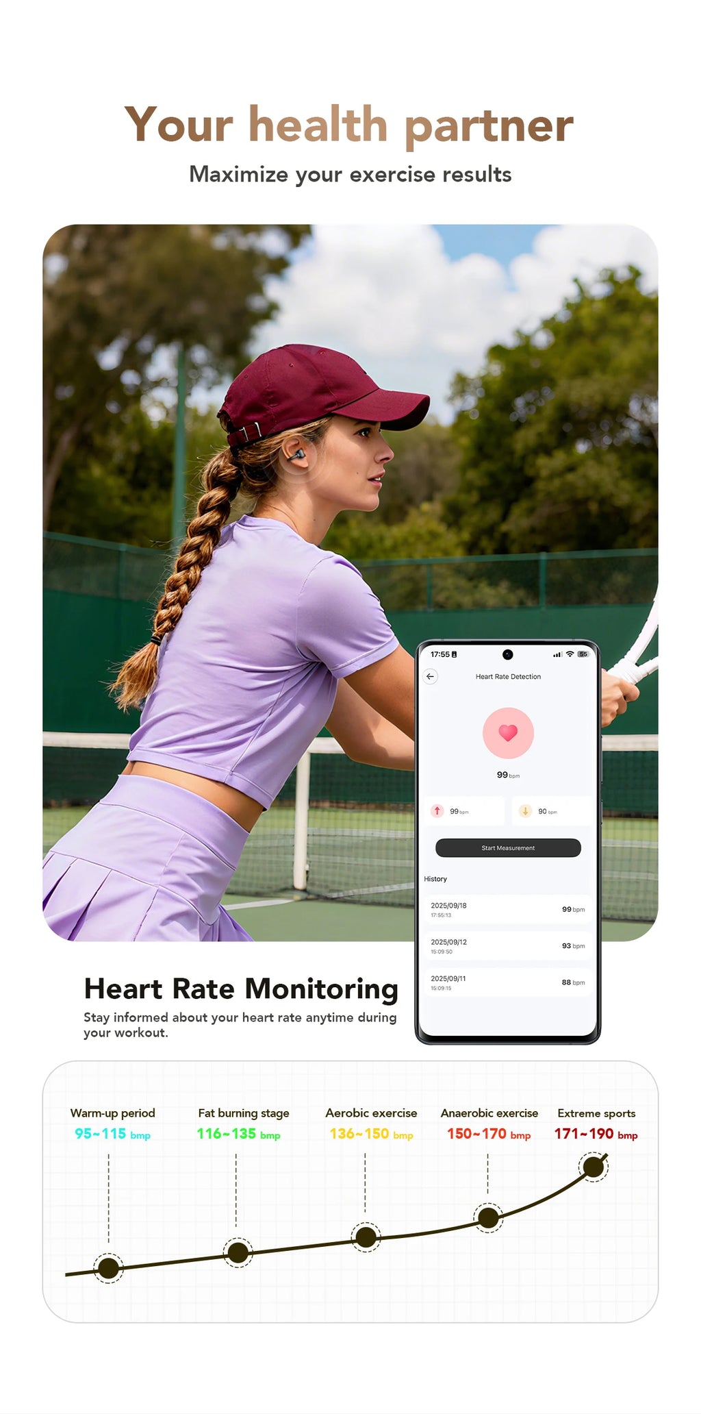 MINISO MS503 Kabellose Bluetooth-Kopfhörer KI-Übersetzungs-Ohrhörer Outdoor-Sport-Kopfhörer Klarer Klang Kopfhörer Weich Bequem