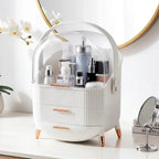 Make-up-Organizer Bad Großes Kosmetik-Schminkkoffer-Box 2 Schubladen Hautpflege-Aufbewahrung Zuhause Hautpflege Make-up-Aufbewahrungsschublade