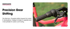 Hiland 26 Zoll Damen Mountainbike, 18-Gang mit Federgabel, doppelten mechanischen Scheibenbremsen, Aluminiumrahmen MTB
