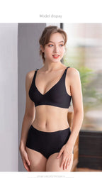Sexy Nahtloser BH Ohne Bügel Verstellbare Drahtlose BHs Damen Unterwäsche Weiblicher Push-Up Gepolsterter Bralette Dessous Intimates