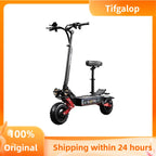 TIFGALOP CL8 Elektroroller 6000W Leistungsstarker Motor 60V 33Ah Akku bis zu 100km Reichweite Straßenzulässiger Erwachsenen-Kleinstwagen Elektroroller