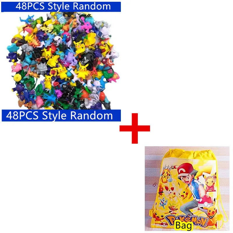 144 Anime Stil Actionfigur Modell Pokémon Figur Spielzeug Ornament Dekoration Sammlerstücke Spielzeug für Kinder Weihnachtsgeschenk
