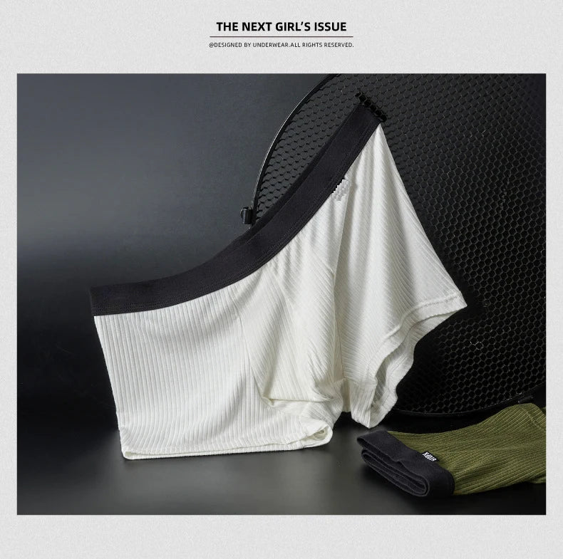 GTOPX MAN Baumwoll-Boxershorts mit Balltasche, Unterwäsche, große Taschen, sexy Unterhosen für Erwachsene