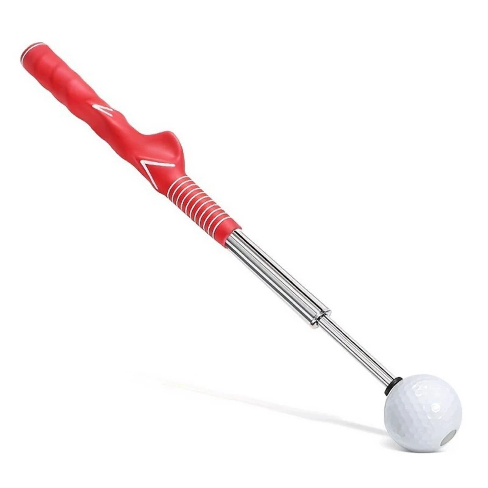 Einziehbarer Golfschwung-Trainingshelfer Rhythmus-Klick-Sound Golfgriff-Trainer-Aufsatz für das Indoor-Training Golfzubehör