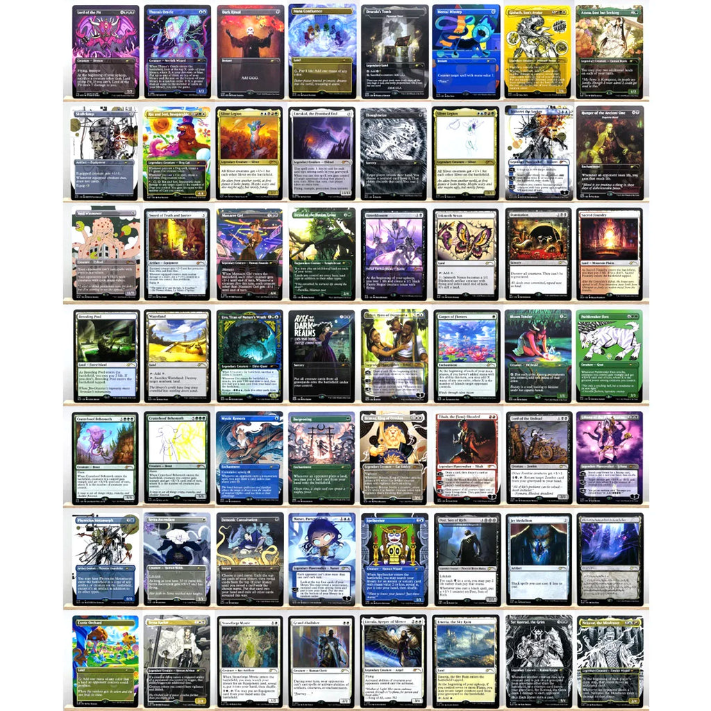 Ganze Reihe TCG-Karten für Heimspiel-Proxy: Magical Power 9 Beta Fetch Lands, VMA Dual, Schockländer, Der Eine Ring, Sammel-Sol Ring
