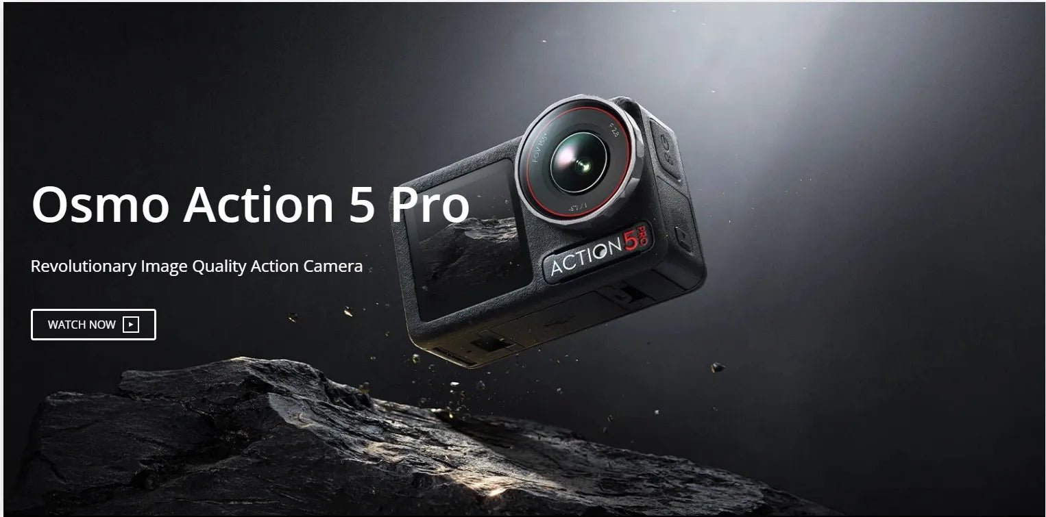 DJI Osmo Action 5 Pro Standard Combo Nächste Generation 1/1.3″ Sensor Klare OLED-Touchscreens 32X Super Zeitlupe