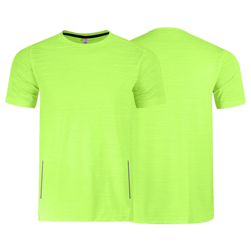 Muskel-Training Kompressions-T-Shirt Herren Laufen Dry Fit T-Shirt Uni Farbe Übergröße Gym Herren T-Shirts Sport Herren Oberteile Sweatshirt