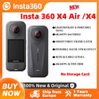 Insta360 X4 Air / X4 Action-Kamera - 165g leichte 8K 360-Grad-Kamera, Unsichtbarer-Selfie-Stick-Effekt integriert, X4 Air gewünscht
