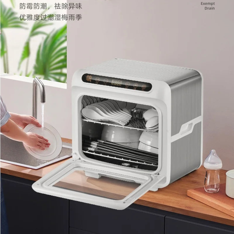 Mini Tabletop UV Disinfection Cabinet Small Kitchen Vertical Machine for Sterilizing Tableware And Chopsticks
