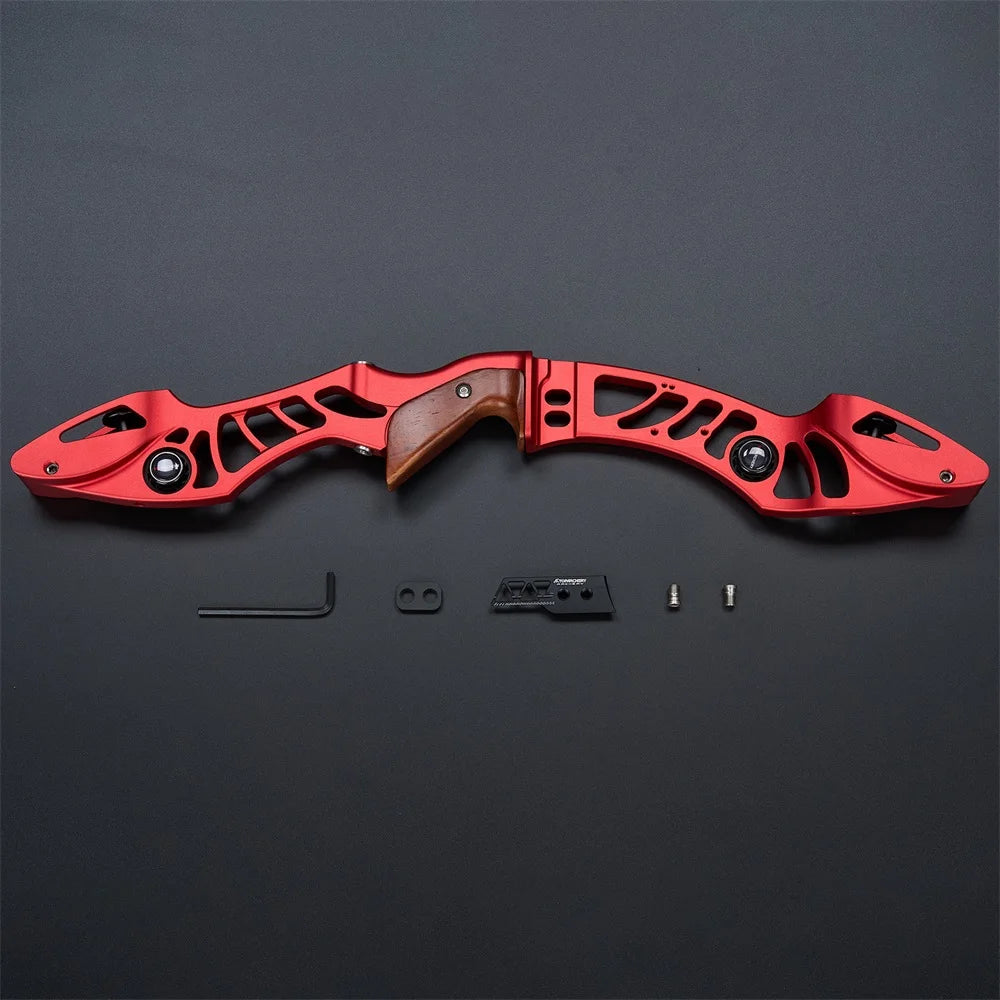 TOPARCHERY 25inch High-end ILF Bow Riser Aluminum CNC Material Right Hand for Professional Archer Competitive Sports Accessories