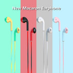 3.5mm Kabelgebundene Kopfhörer mit Bass In-Ear-Stereo-Kopfhörer Musik Sport Gaming Headset mit Mikrofon für Xiaomi IPhone Huawei Samsung