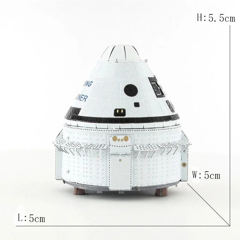 Weltraumforschung 3D Metallpuzzle Shuttle Hubble Weltraumteleskop Mars-Rover Modell Spielzeug für Kinder Kreatives Puzzle Geschenk Spielzeug