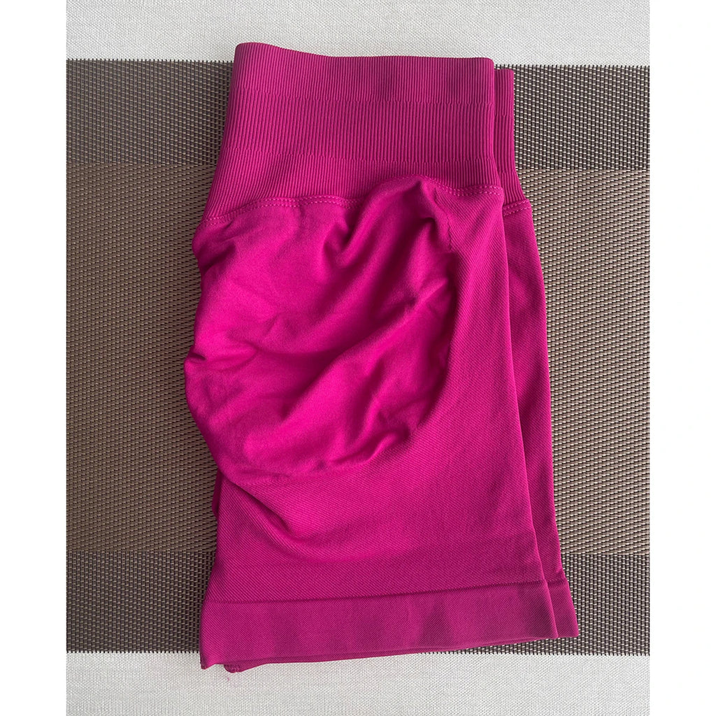 TKITK Shorts Nahtlose Yogahosen Damen Fitness Outfits Shark Bite Shorts für Fitnessstudio Laufen Radfahren Leggings