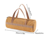 Camping-Werkzeug-Aufbewahrungstasche mit großer Kapazität, zylindrische Zeltpflocktasche, leichte Zeltherings-Bodennagelhaltertasche für Outdoor-Camping