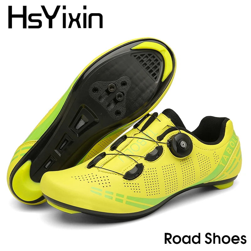 Fahrradschuhe aktualisiertes Modell MTB Fahrrad Herren Rennen Wettkampf selbstsichernd Speed Fahrrad Sportschuhe Damen Spd Cleats Radschuhe