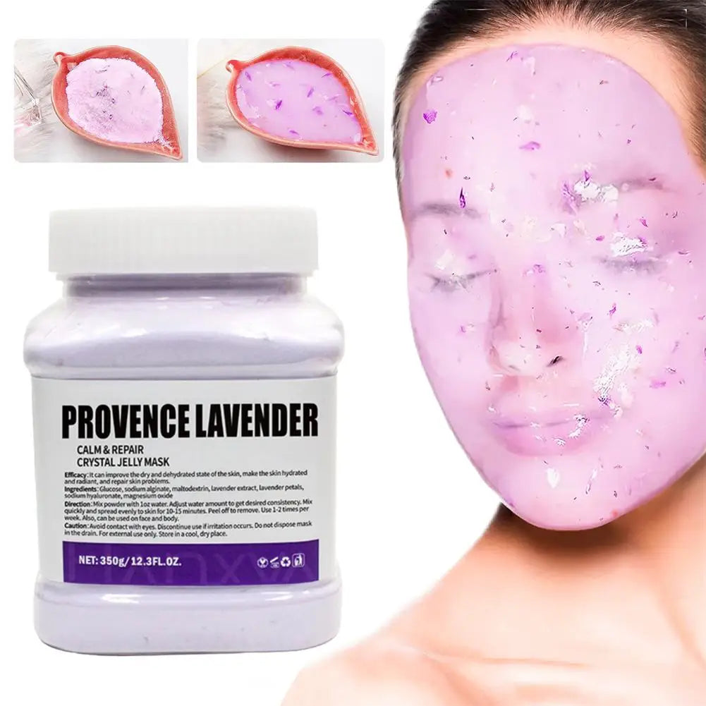 Gelee-Maske für professionelle Gesichtsbehandlungen, glatte Rosen-Gesichtsmaske für die Hautpflege, feuchtigkeitsspendende, nährende Hydro-Gelee-Maskenpuder, Gel-Abziehmaske