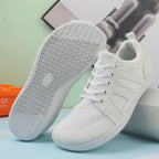 FANCYLEE Klassische Damen GAT Barfuß-Sneaker Retro Wildleder Minimalistische Walkingschuhe Weite Passform Zero Drop Freizeitschuhe Größe 36-41