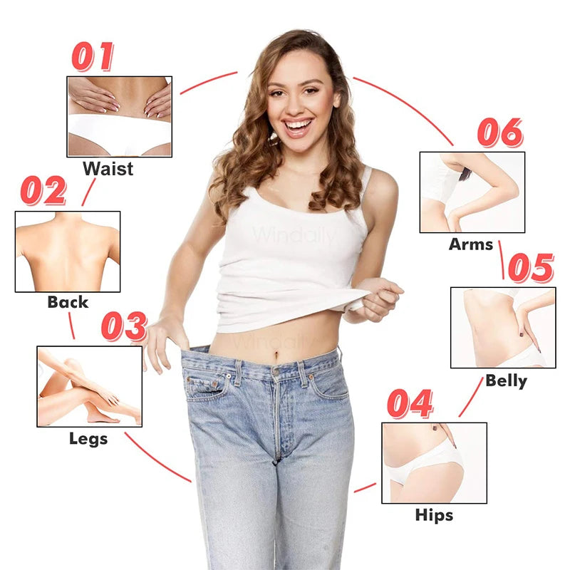 EMS & RF Radiofrequenz Körperschlankheitsgerät Fettverbrenner Schlankheitsformer LED-Lichttherapie Abnehmen Cellulite-Massagegerät