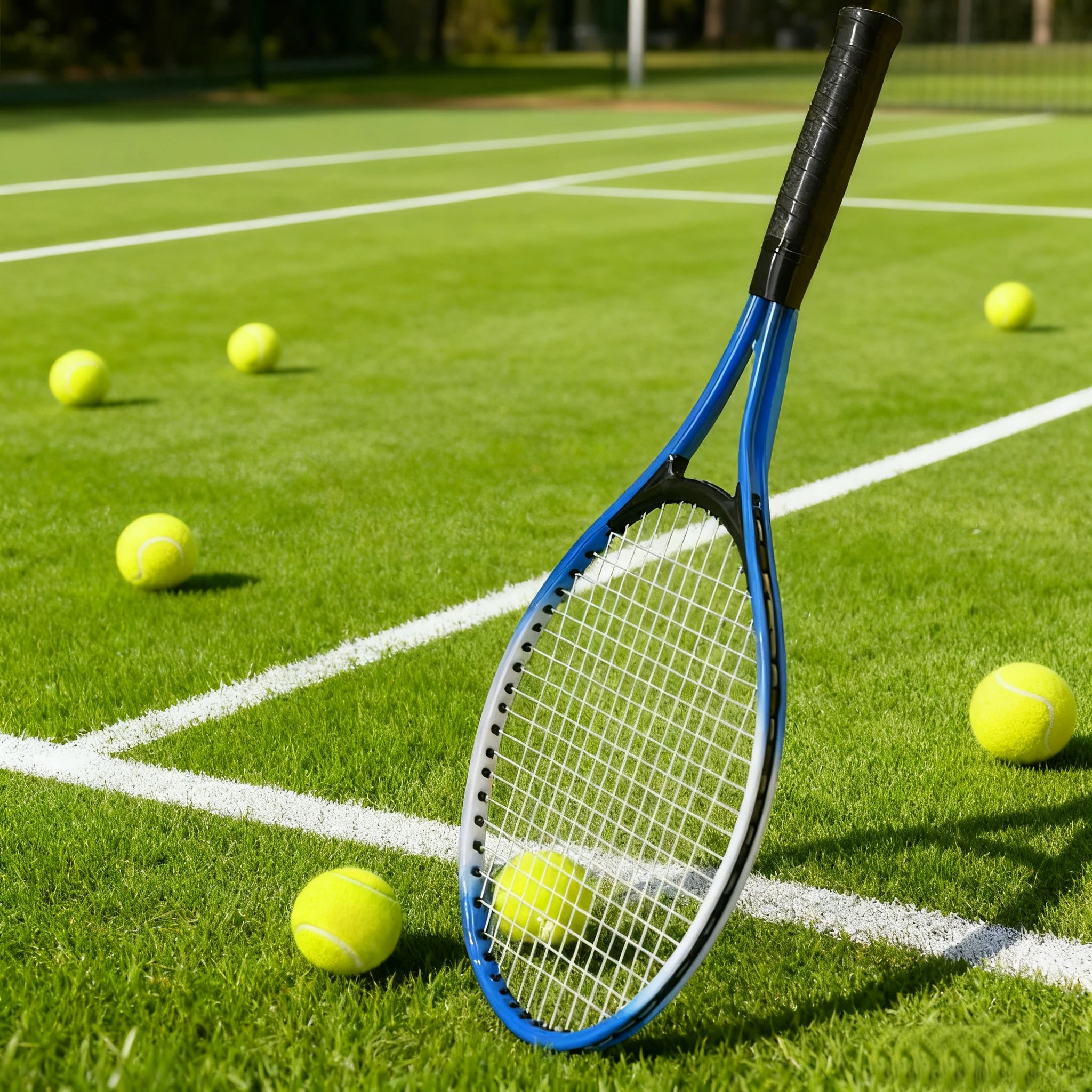 Rot Blau Kinder Tennisschläger Trainingsschläger Professioneller Tennisschläger Eltern-Kind Interaktiv Stoßfest Anfängerschläger Unisex