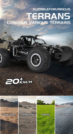 Oike RC-Car 1:16 Modell mit LED-Lichtern Funkferngesteuertes Offroad-Kletterfahrzeug Outdoor-Autos Drift-Rennspielzeug Jungen Geschenke
