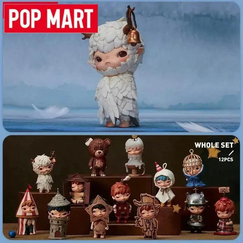 POP MART Hirono Shelter Series Blind Box Toys Kawaii Anime Action Figure Cartoon Model Überraschungsbox Mystery Box Heimdeko