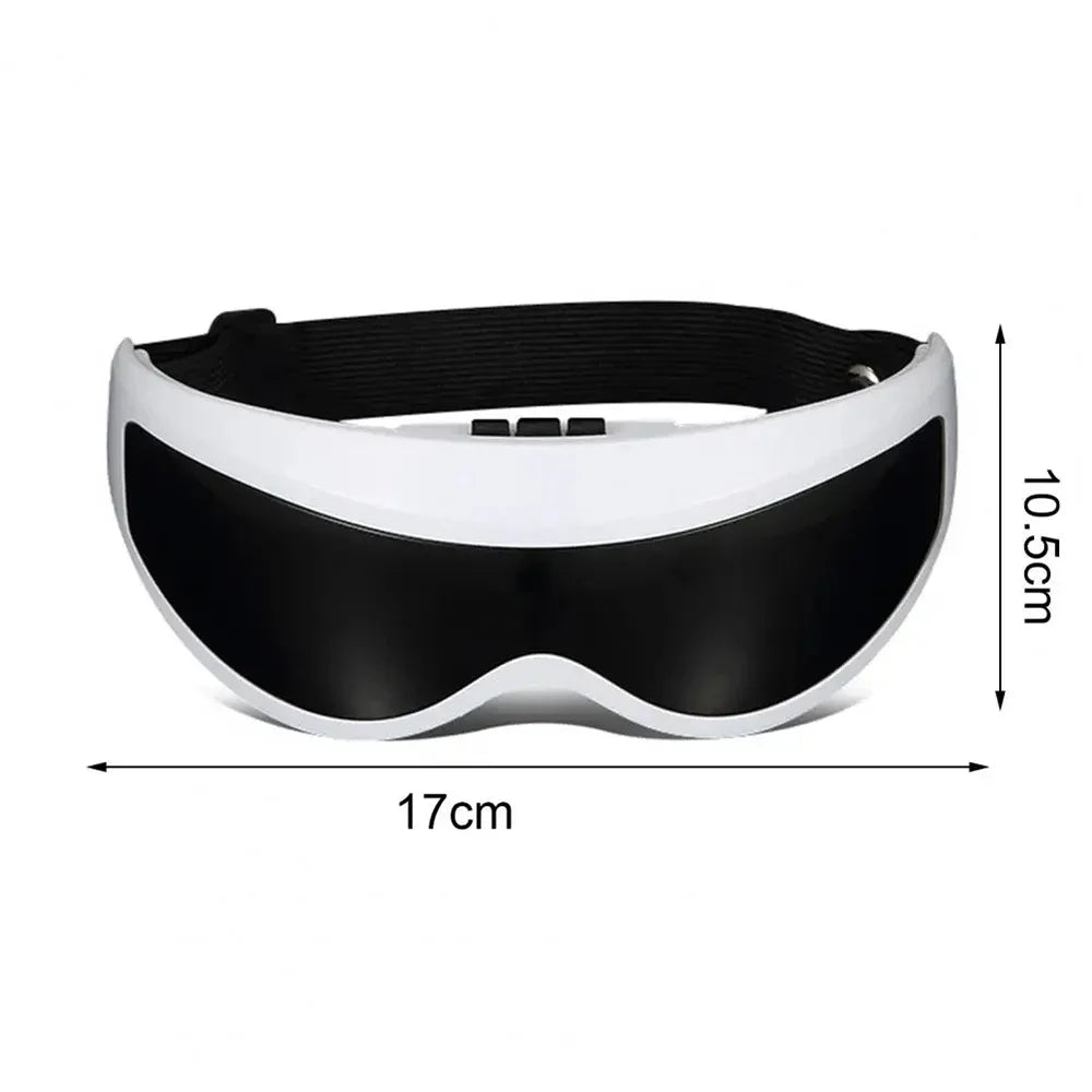 Elektrische Augenmassagegerät Maske Migräne Augen Verbesserung der Sehkraft Stirn Augenpflege Brille Massage Kabellose Vibration Gesundheitspflege