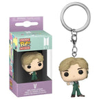 Funko POP Schlüsselanhänger Spielzeug Herren Team Cartoon V JUNG KOOK JIMIN Jin V J-HOPE Pocket Pop Schlüsselanhänger Vinyl Action Figur Sammlung Spielzeug