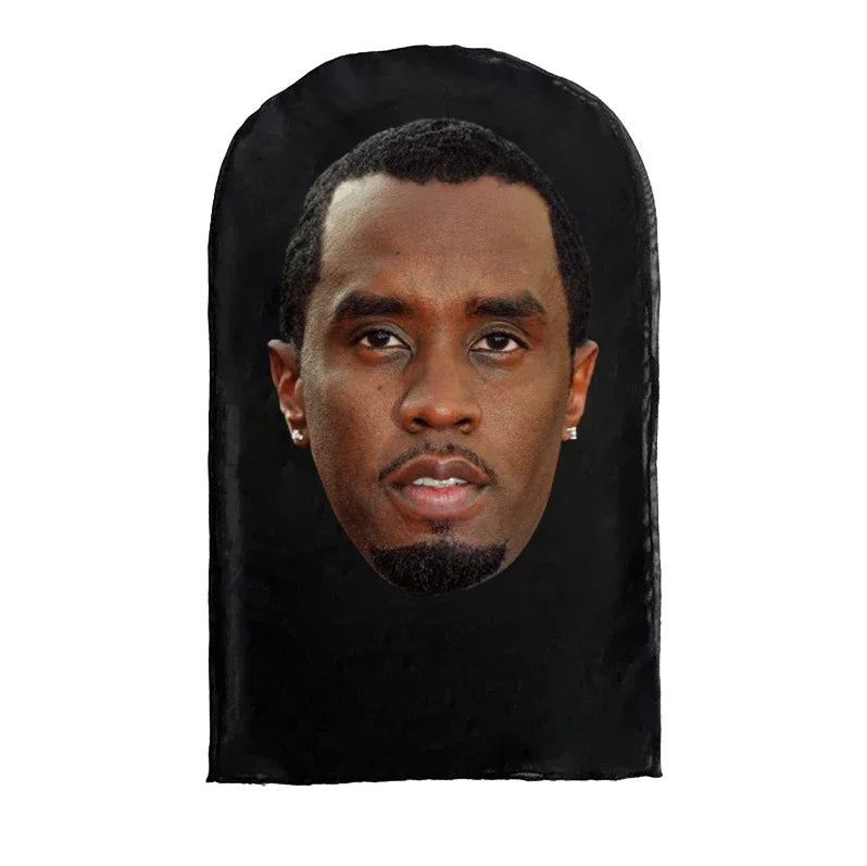 Neue 3D-gedruckte Kanye Maske Drake Elastisches Mesh Vollgesichtsmaske für Unisex Cosplay Kopfbedeckung Party Simulation Sturmhaube Mütze Kopfbedeckung