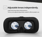 VR Shinecon 10.0 Helm 3D-Brille Virtual Reality Headset für Smartphones VR-Brille Videospiel Fernglas