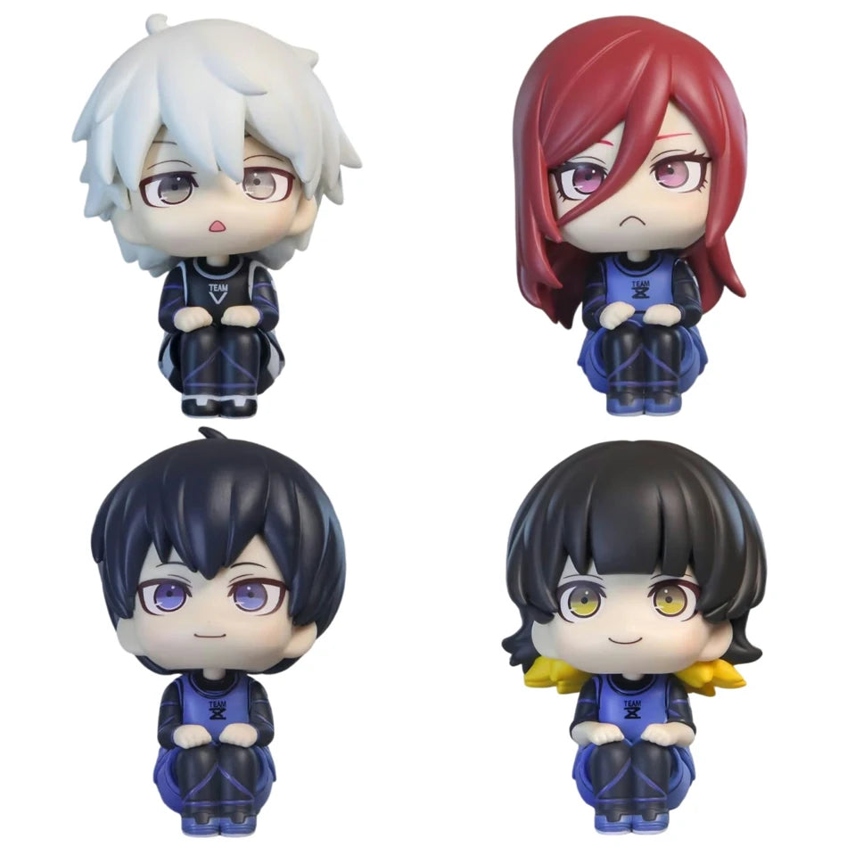 BLUE LOCK Actionfiguren Isagi Yoichi Bachira Meguru Anime Figur Q-Version Figur Sammelmodell Kinderspielzeug Puppen Geschenke