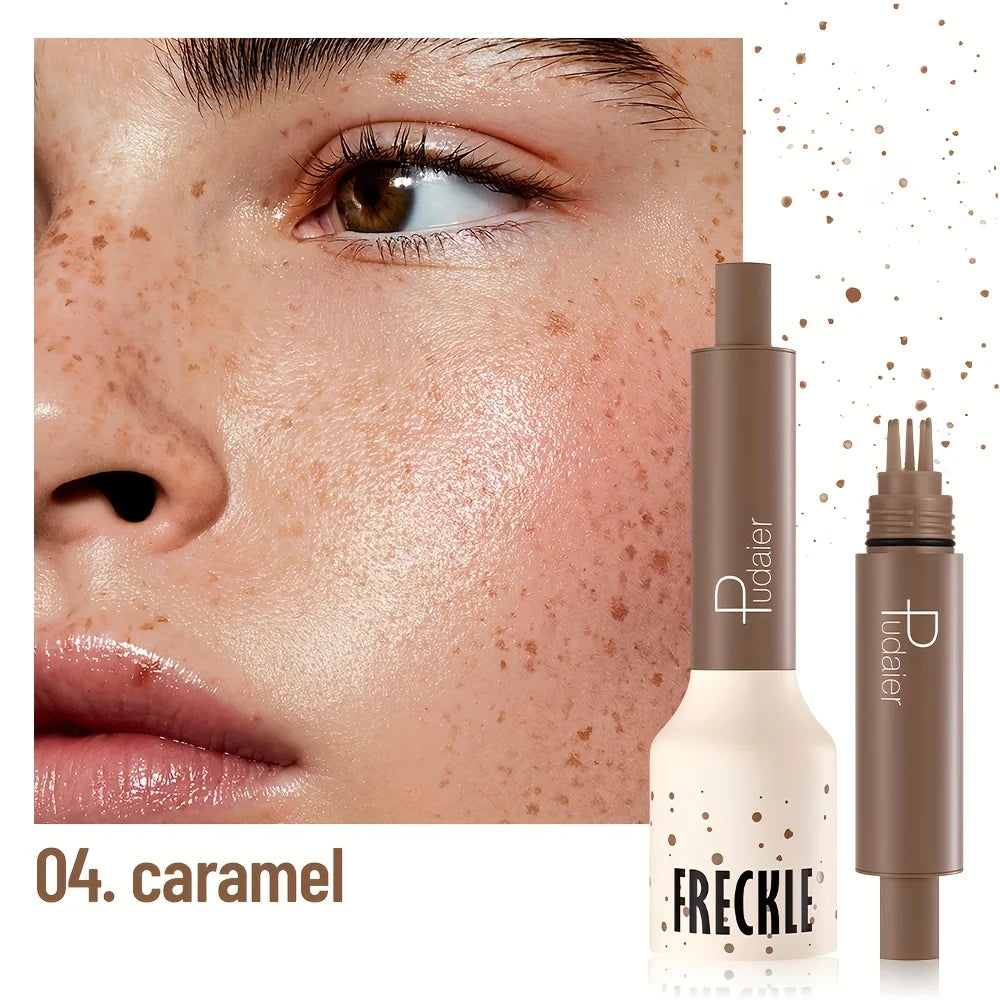 Natürliches Nude-Make-up, falsche Sommersprossen, wasserfest, langanhaltend, leichte Deckkraft, Sommersprossenstift für Frauen