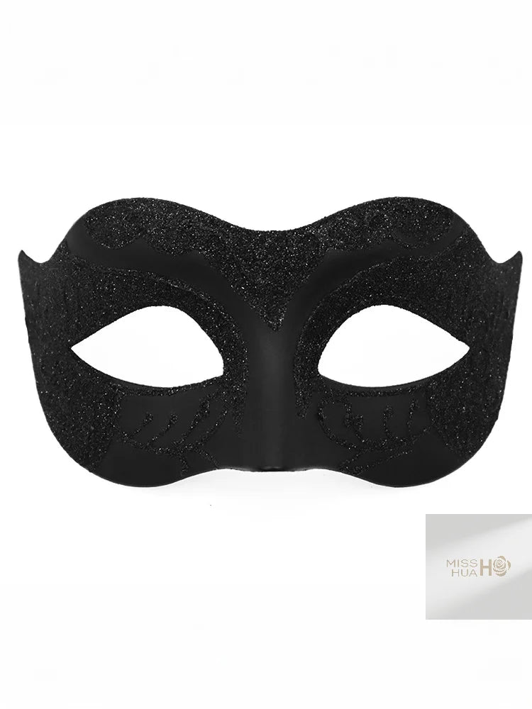 2er-Set, elegante schwarze Spitzen-Masken für Paare für Kostümpartys