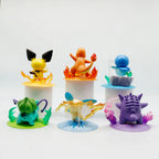 Pokémon Serie Blind Box Pikachu Mewtu Anime Figuren Ornamente Puppen Gardevoir Sylveon Modell Fans Desktop Auto Weihnachtsgeschenk