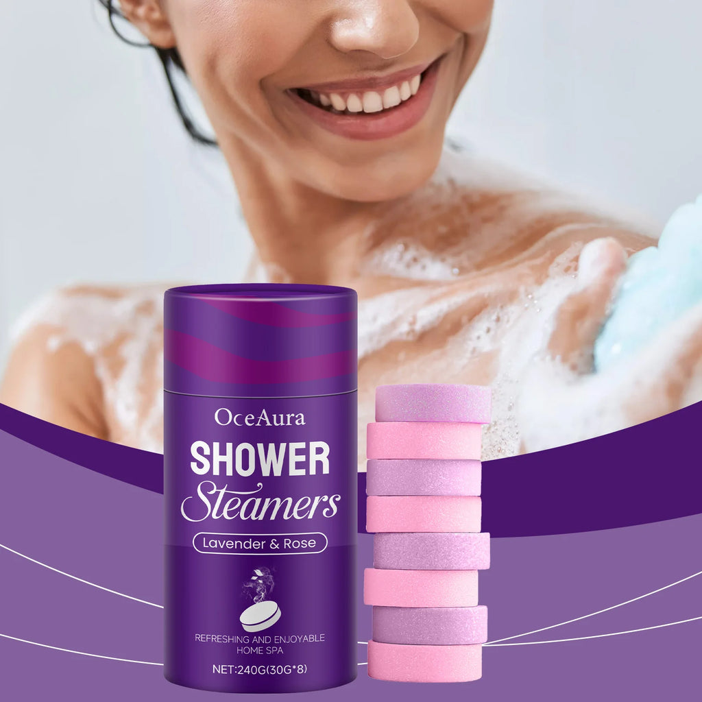 Rose Lavendel Aromatherapie Duschtropfen Tabletten Home Spa Entspannung Körper Geistige Entspannung Badeprodukte Duschtropfen Tabletten