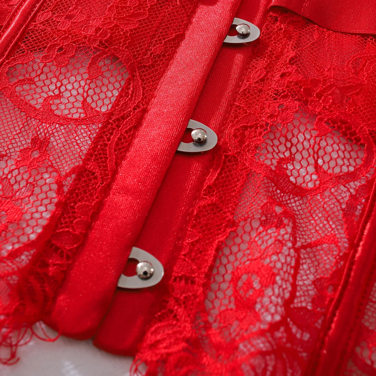 Ellolace Palace Damen Dessous Sets Weidenkorsett String 2-teiliges Set Sexy Heiß Trägerlos Spitze Ausgefallener tiefer V-Ausschnitt Damen Unterwäsche