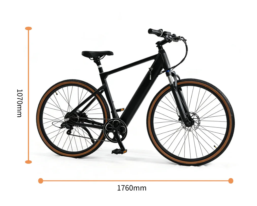 YANGOR 250W E-Bike, 28" Ultraleichter Rahmen, große Reichweite, Stadt- & Rennrad, geeignet für Damen und Herren E-Bike CE EU