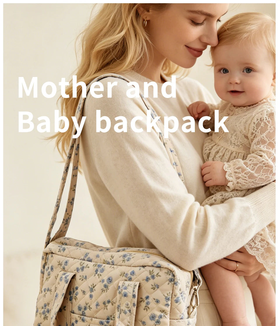 Elinfant 1 Stück Baby-Wickeltasche für Mütter, Stilltasche, Babysachen, Windeltaschen für Mütter, Mama-Handtaschen, Kinderwagen, Mutter und Kind