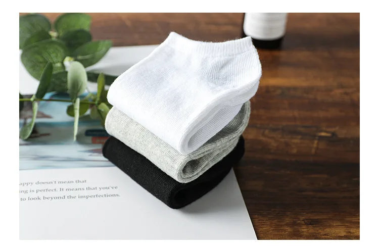 10/20/30 Paar Herren Socken Ankle Socks Weiß Schwarz Atmungsaktiv Bequem Schweißabsorbierend Boot Socken Unisex Freizeit Uni Kurze Socken