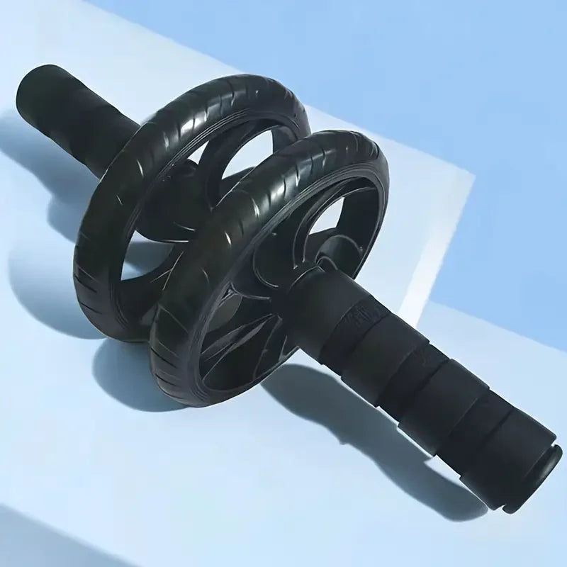 Silent Dual-Wheel Abdominal Roller - Made of Pvc and Stainless Steel, Suitable for Core Strength Training and Fitness Enthusiasts, Abdominal Muscle Roller, Exercise Equipment Hauptbild