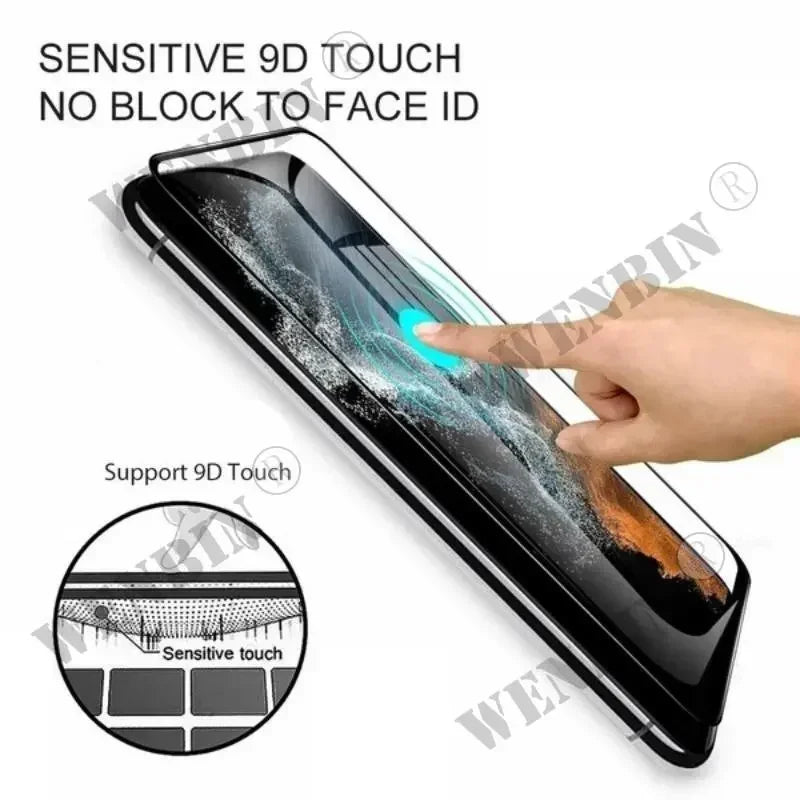 3 Stück gehärtetes Glas für Samsung S26 S25 S24 S23 S22 Ultra Plus A57 A56 A37 A36 A17 A16 Displayschutzfolie Vollschutzglas