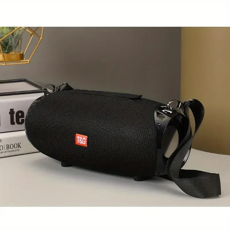 Tragbarer kabelloser Stereolautsprecher TG534 mit zwei Lautsprechern, TWS-Stereo-Freisprechfunktion/UKW/TF-Karte/U-Disk, Verbindung mit Mobiltelefon/Ta