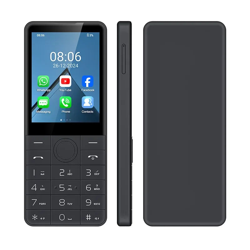 NEUES DOOV R77 4G Touch-Tastatur Google Phone Android 13 2,8" Bildschirm 3GB+32GB 2100mAh Volte Anruf Whatsapp Handy Hebräisch Arabisch Telefon